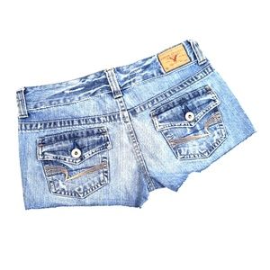 American Eagle Flap Pocket Destroyed Shorts Size 2